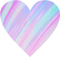 freetoedit ftestickers love heart watercolor stripes pastel clipart