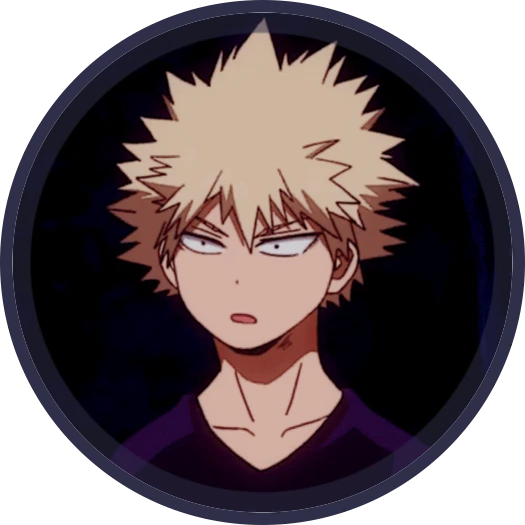 pic Katsuki Bakugo Bakugou Pfp anime edit animeedit cute sticker by
