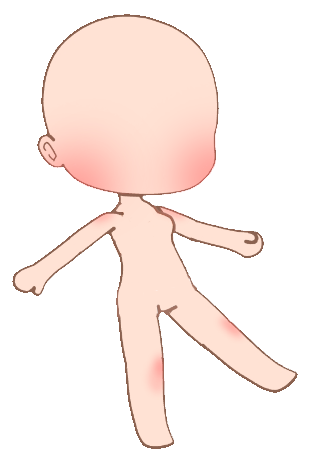 Gacha Club Body Template Transparent - Noboru Wallpaper