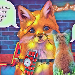 freetoedit ecneonsign neonsign cancelthefox fox