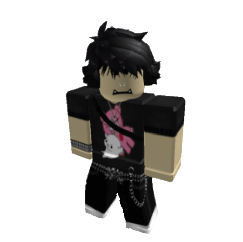 roblox emo edgy pog hyperpop drainer sticker by @xuxxed