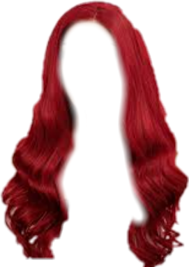 red wig freetoedit #red#wig sticker by @lizbethlopez6590