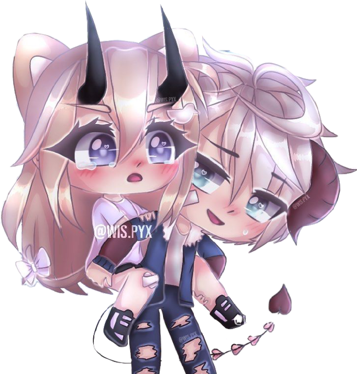 Gacha France Gachalife Cute Couple Wolf Boy Gacha Life Hd Png | Images ...