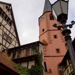 michelstadt oldtown historicalplaces timberframed lantern