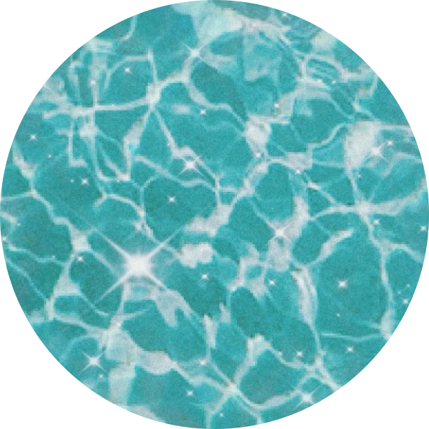 pool sea blue glitter filter sticker sticker by @n6rey