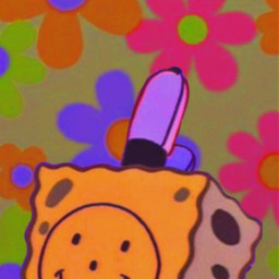 spongebob indie indiekid kidcore aesthetic wallpaper freetoedit colorpaint