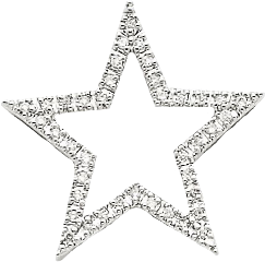 star rhinestone aesthetic charm silver fancy stars sticker popular picsart freetoedit