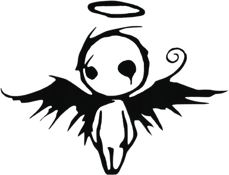 draingang draincore angel sadangel sticker by @m0thwh0ree