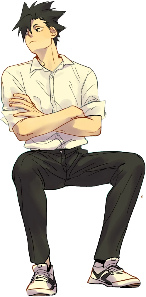 picture Kuroo Full Body Transparent kuro kurotetsuro sticker by thelonelypizza