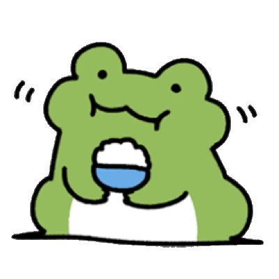 rice frog frogs froggy froggie froggies sticker by @froglily