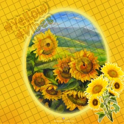 landscape sunflower yellowvibes freetoedit rcyellowvibes