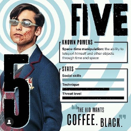 theumbrellaacademy5 number5hargreeves