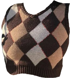 aesthetic aestheticvintage aestheticclothes style sweatervest sweater shirt top brown brownclothes pinterest freetoedit