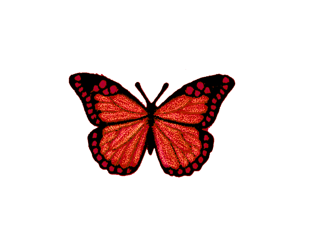 red butterfly aesthetic sparkly indie sticker by @cubanina