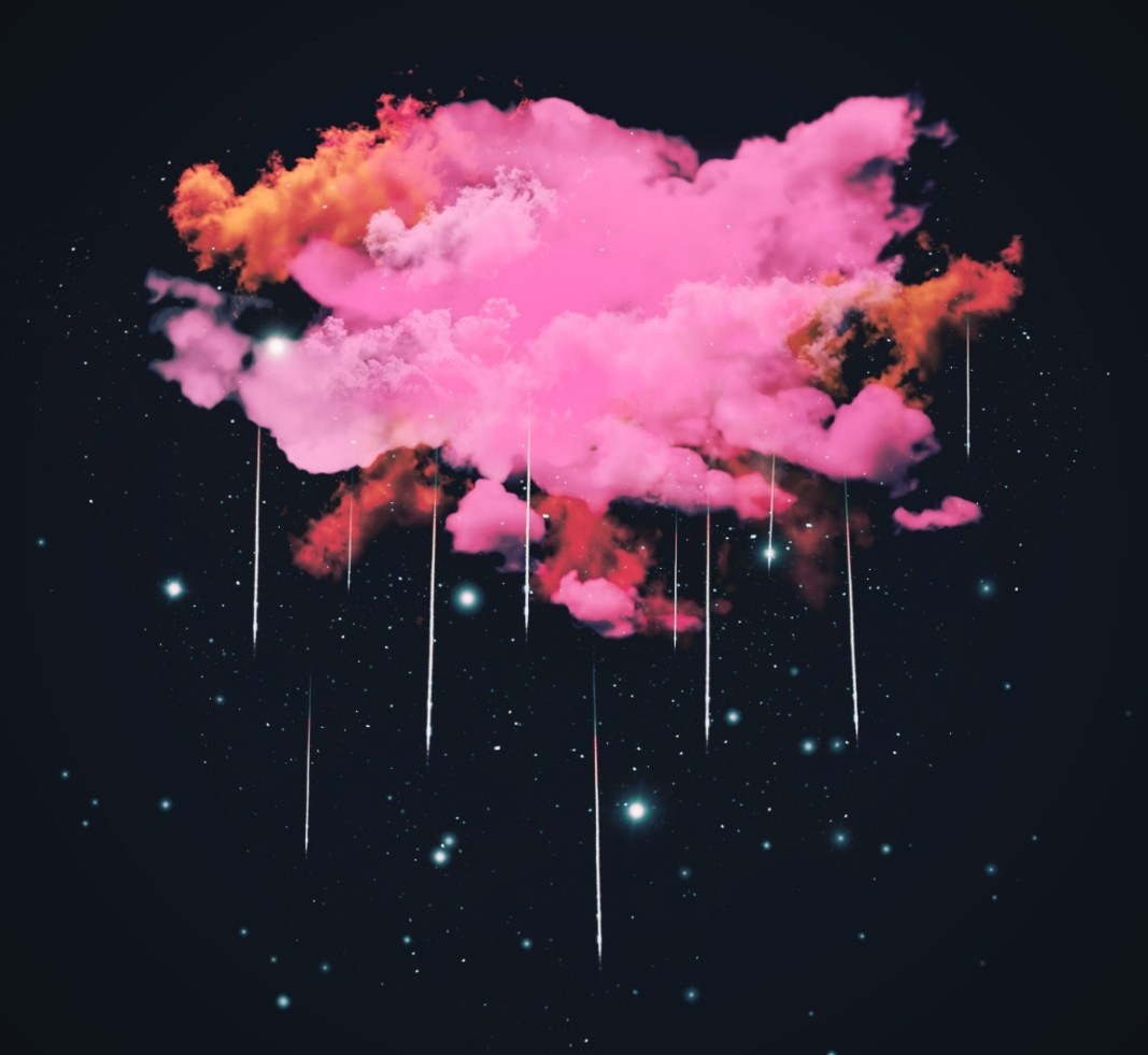 #cloud #sky #cyber #background #stars #night 