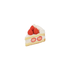 cute kawaii cake strawberry food spongecake cream freetoedit