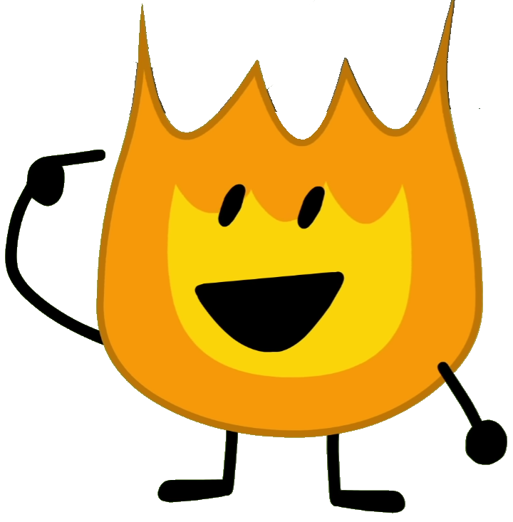 Firey Fireybfb Bfbfirey Bfb Bfdi Sticker By @rigbyawesome