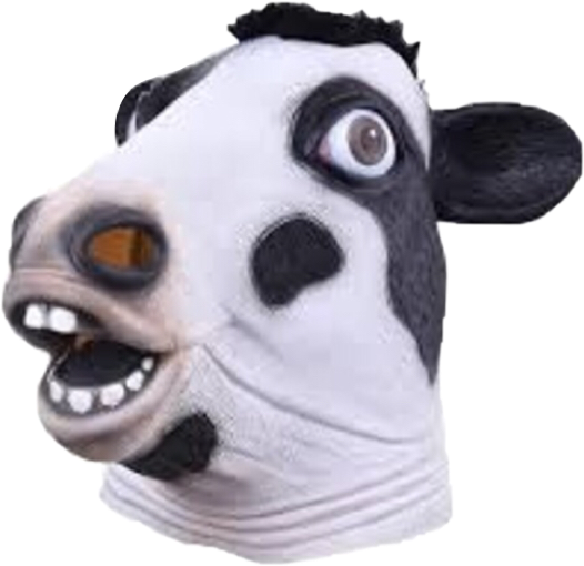 cow ugly beautiful freetoedit #cow sticker by @atrociousss