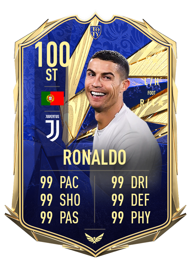 ronaldo fifa fifa21 toty juventus sticker by @mr_bagernjad