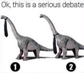 freetoedit dino dinosaur cute debate meme 1 2 1or2 tie one two or oneortwo