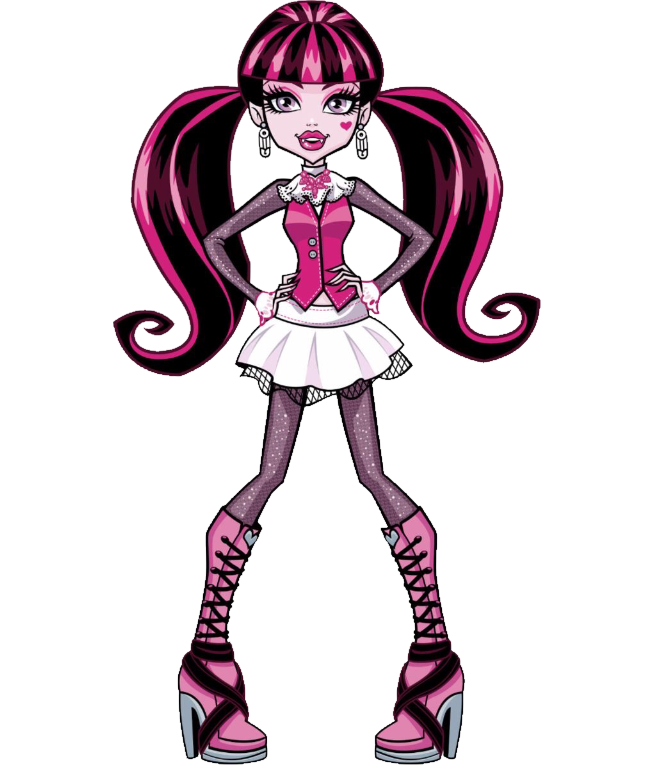 monsterhigh dolls draculaura vampire sticker by @vamphirina