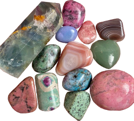 crystals wicca witch witchaesthetic crystal cottagecore pastel pastels pastelcolors greenandpink pinkgreen pastelgoth fairy fae fairycore freetoedit