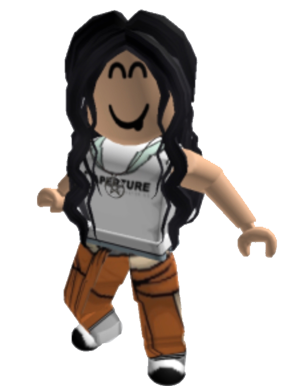 robloxchell роблокс roblox chell sticker by @giveme11rblx