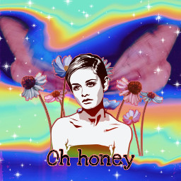 butterfly rainbow glow bright flowers twiggy wings stars application vectorillustration pink pinkblue light holographic madewithpicsart girl myedit freetoedit