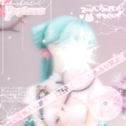 freetoedit hatsunemiku vocaloid pink draingang cybercore webcore