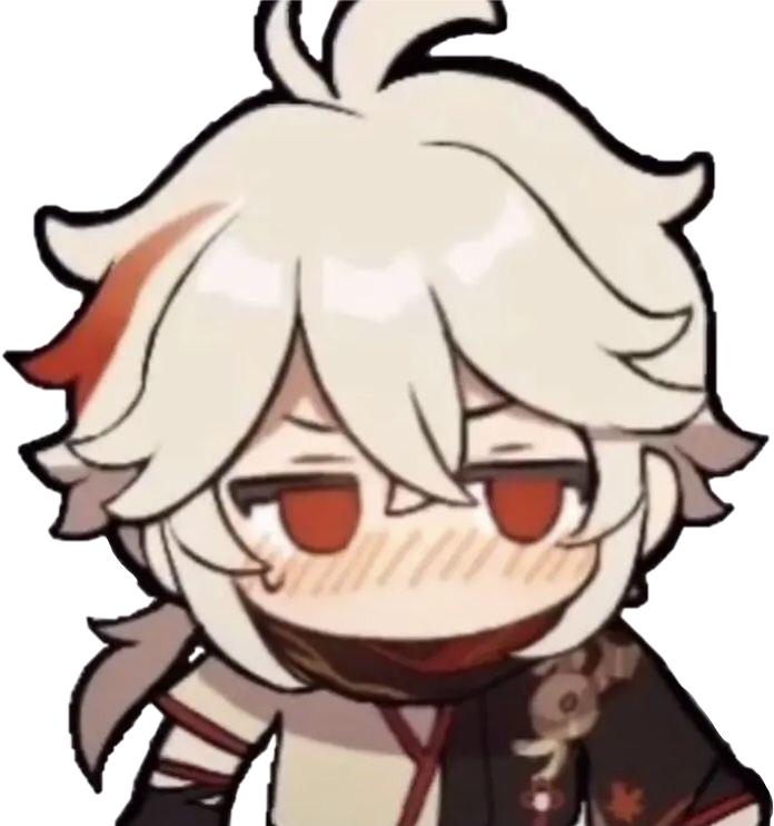 kazuha genshinimpact anime chibi cute sticker by manxga