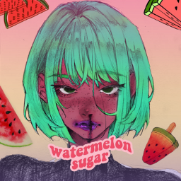 anime aesthetic freetoedit watermelon