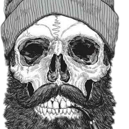 skull calavera hipster pipa freetoedit