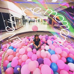 holographic hologram holigramcolors colorful pink balloongirl balloon mallstory mall