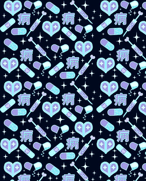 Yami Kawaii Fabric Wallpaper and Home Decor  Spoonflower