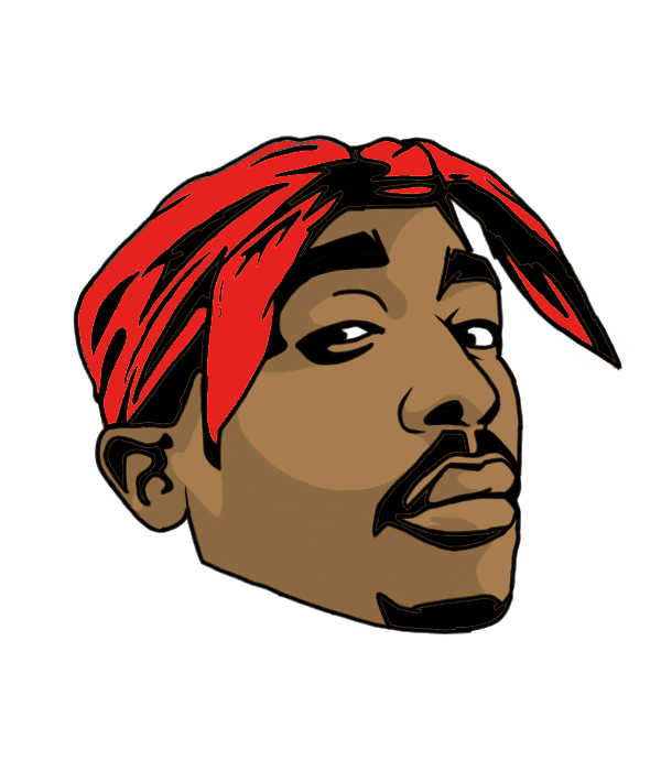 tupacshakur tupacamarushakur tupac sticker by @leilabyrmva