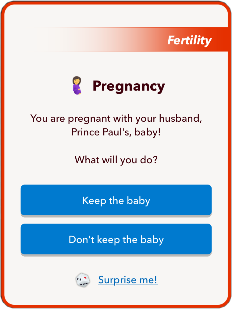 bitlife gender reassignment pregnancy