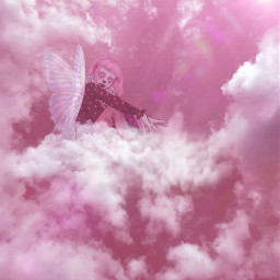 freetoedit pinkaesthetic pastelghoul clouds fairycore