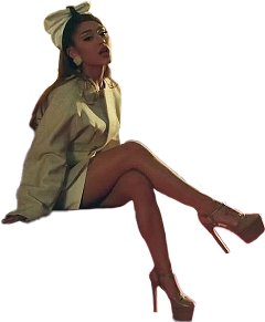 arianagrande ariana grande positions niche white outfit ari singer sitting schleife bow freetoedit