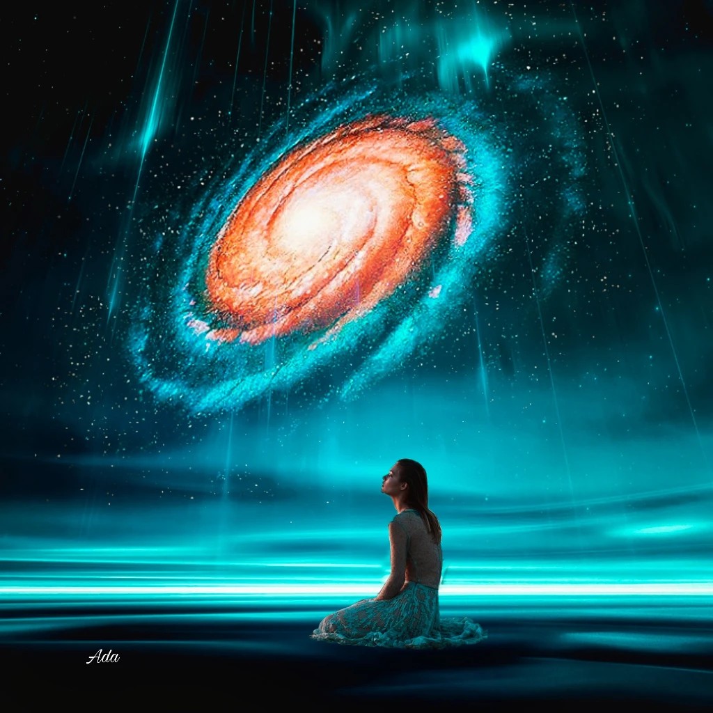#galaxy#universe#heypicsart#girl#alone#night#bluesky#sky#blueeffects#freetoedit#remixit#myedit