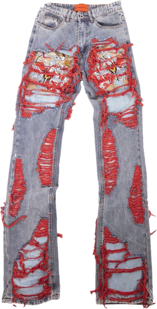 pants pant outfit clothe fashion red sticker by @p3p3sus