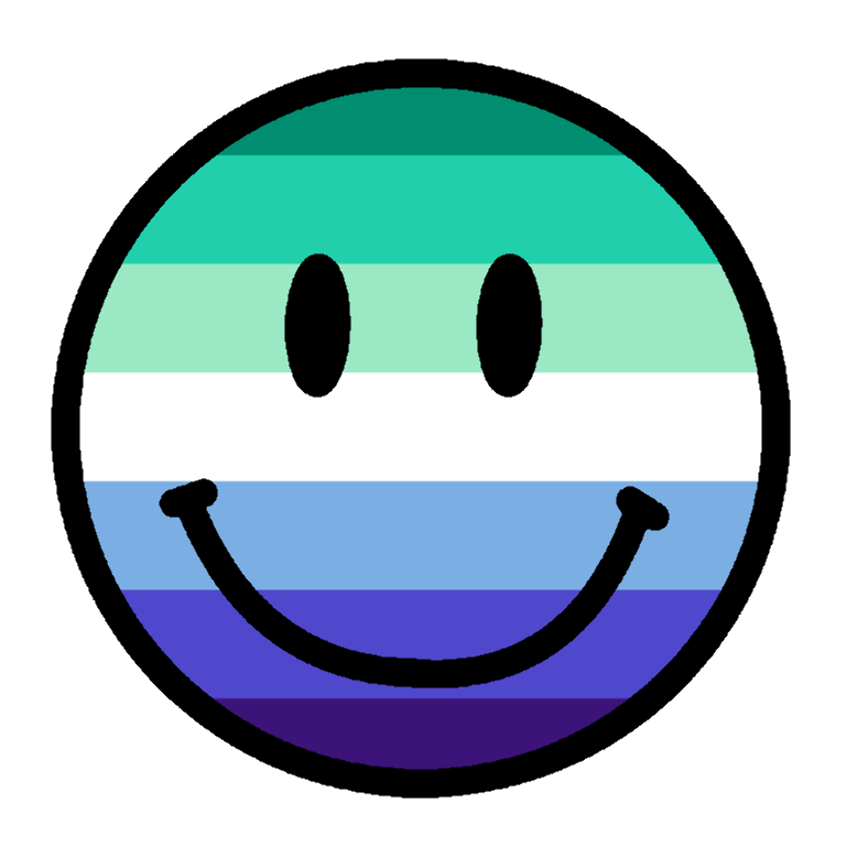 smile smiley smileyface lgbt lgbtq sticker by @aroace01040