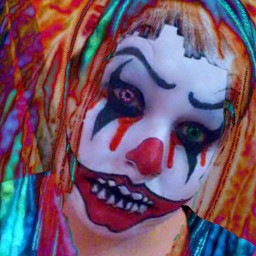 freetoedit sarahmcauley juggalette whoopwhoop clownpaint clown