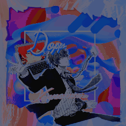 hypnosismic doppokanonzaka hypnosismicedit hypnosismicdoppo doppohypnosismic blue purple anime animeedit animeaesthetic animeboy animeedits pink gif orange red
