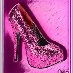 pink shoe pinkshoe popart freetoedit eccolorpink colorpink