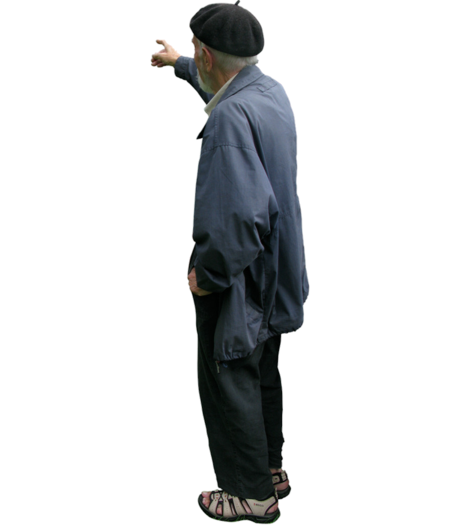 Oldman Standing Freetoedit Picsart Sticker By Anaallofa