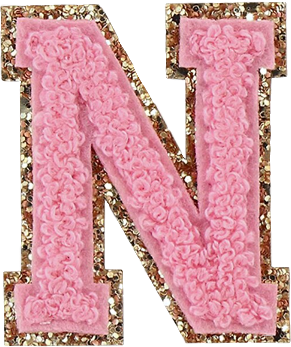 stickers letters pink preppy n lettern sticker by @ivicortez