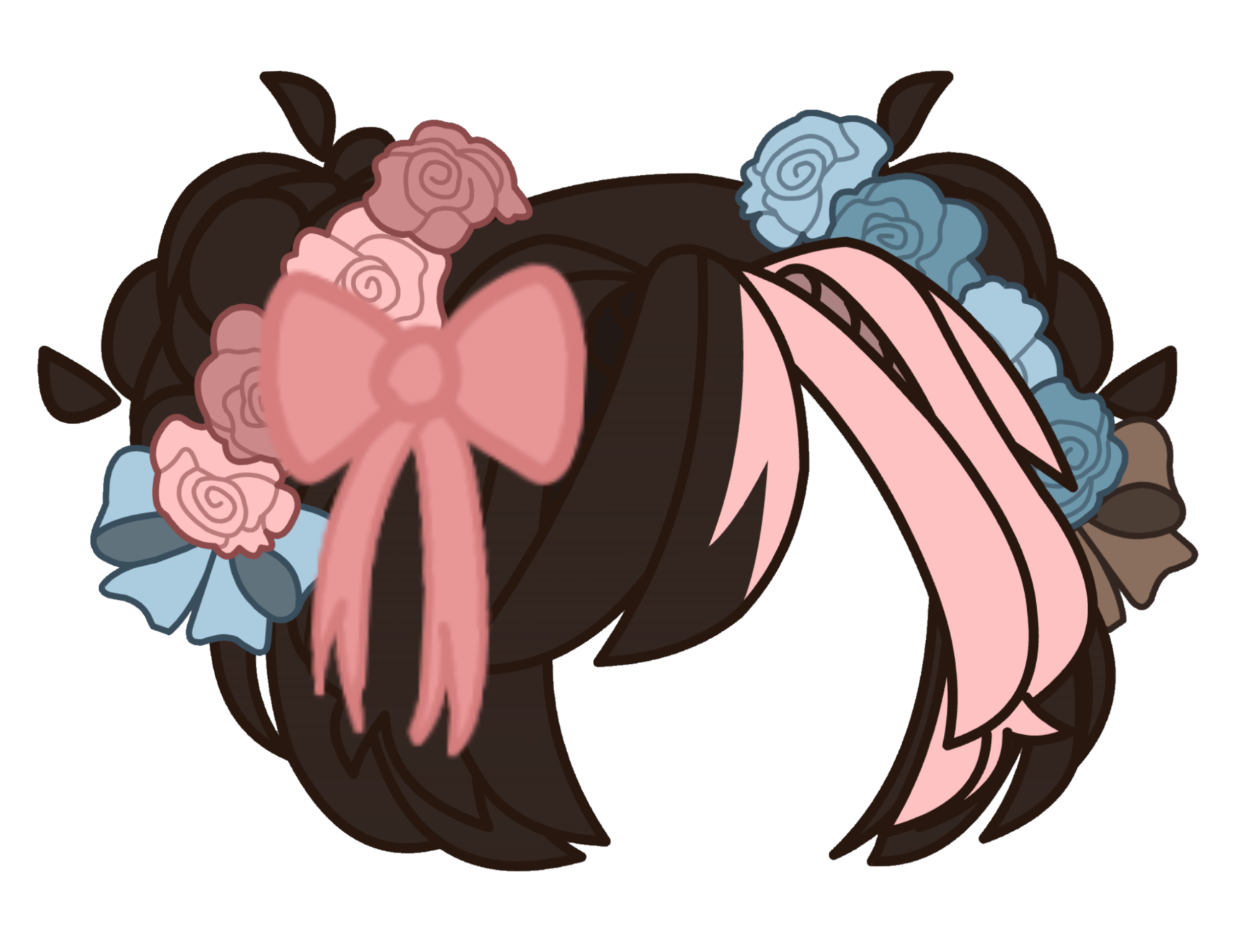 Gacha club hair transparent background