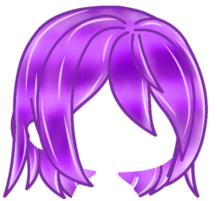 pelo #hair #gachalife #freetoedit - Pelo Gacha Life Edit, HD Png