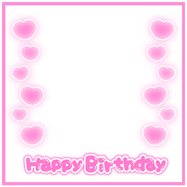 Freetoedit 量産型 フレーム ハート ピンク 誕生日 量産型 Sticker By Msle Xxx