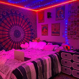 freetoedit bedroom led pink imvu vu_stickerz